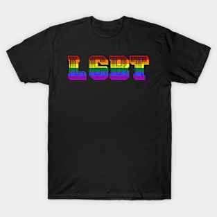 Gay Pride LGBT Rainbow Flag T-Shirt